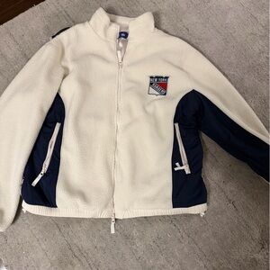 Kith Cream and Navy Bomber Jacket